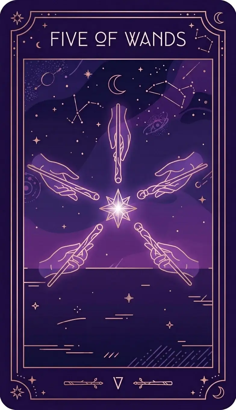 Five of Wands