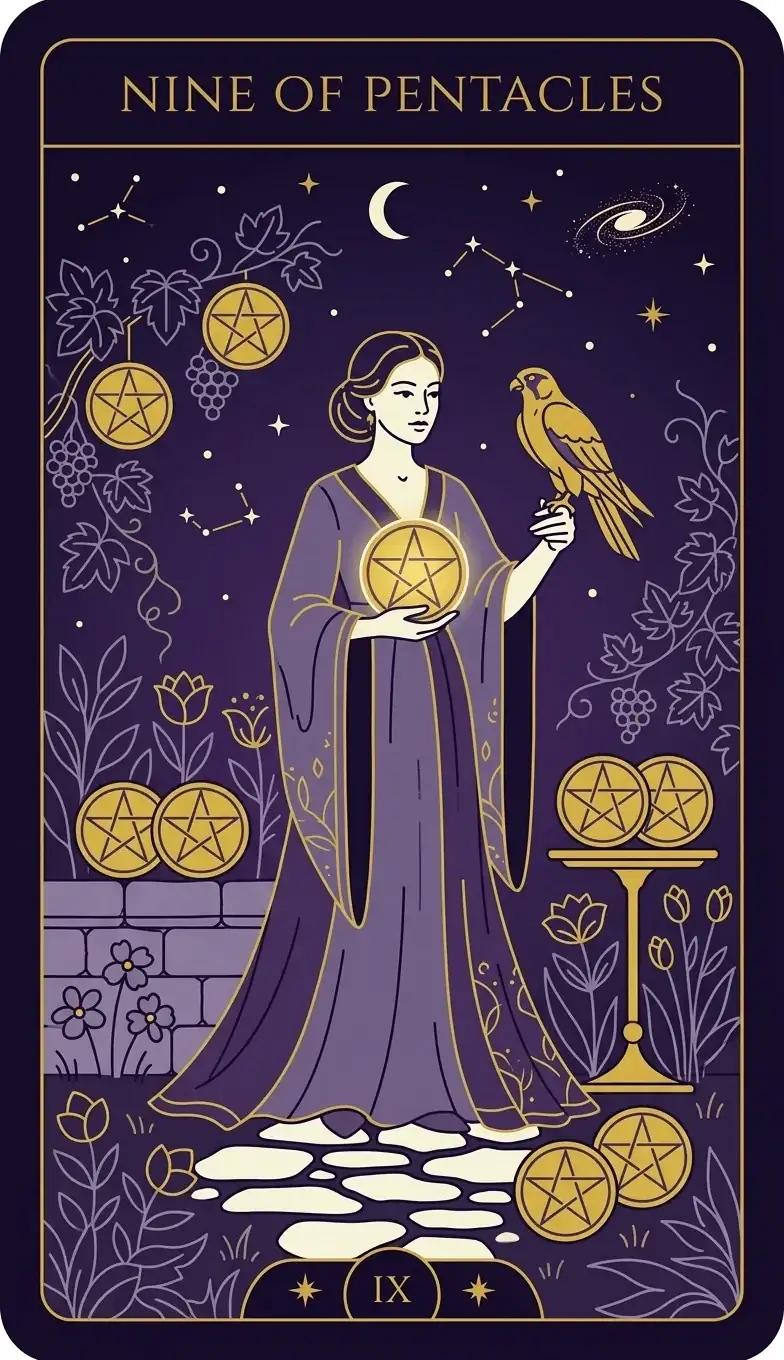 Nine of Pentacles