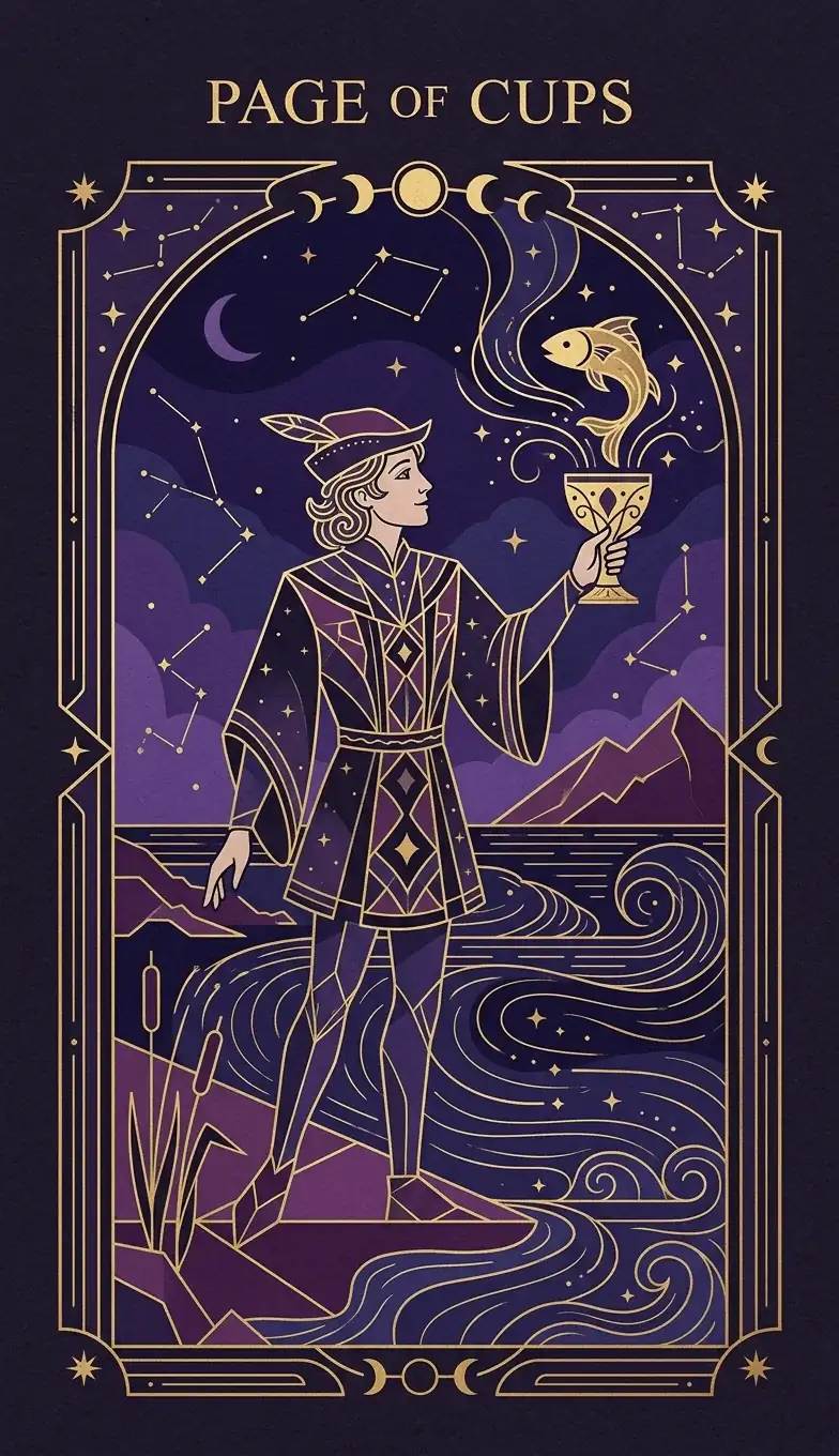 Page of Cups