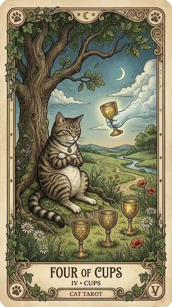 Four of Cups