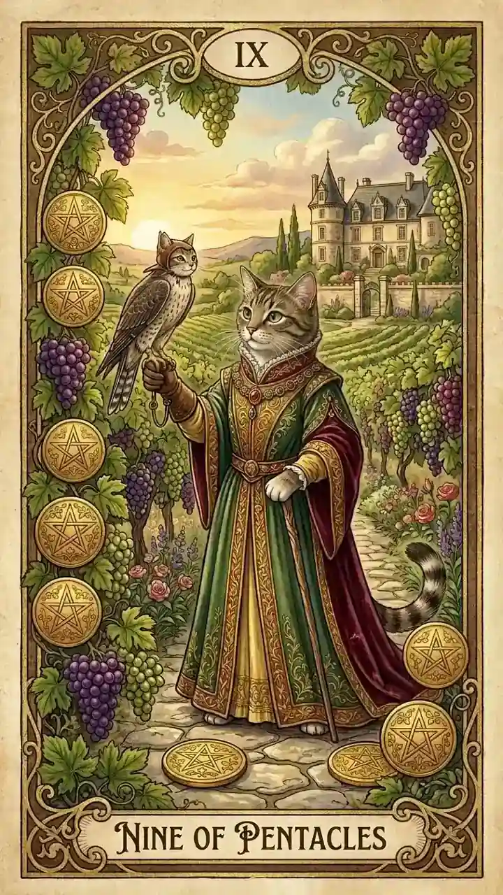 Nine of Pentacles