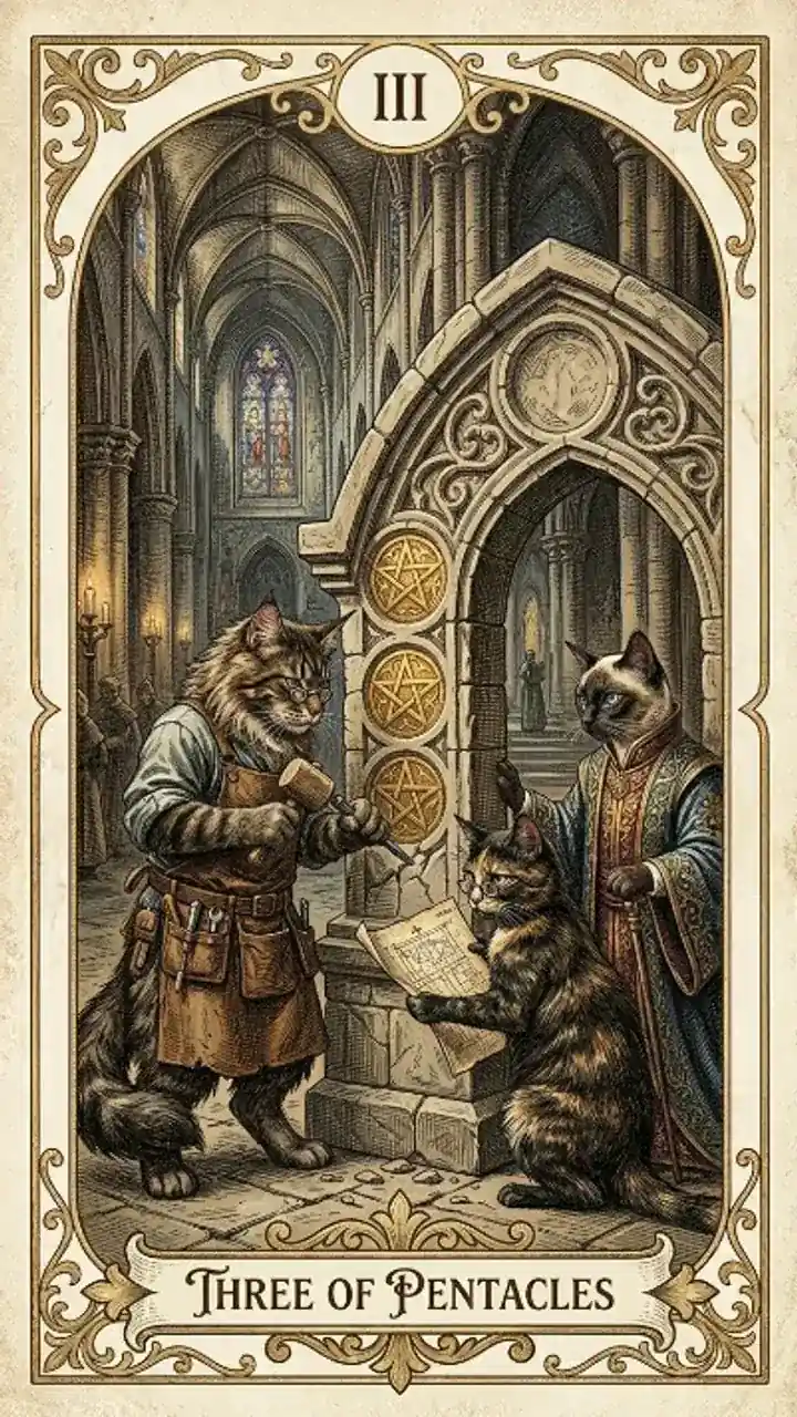 Three of Pentacles