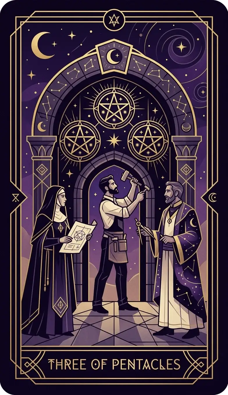 Three of Pentacles