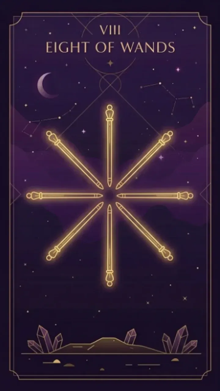 Eight of Wands