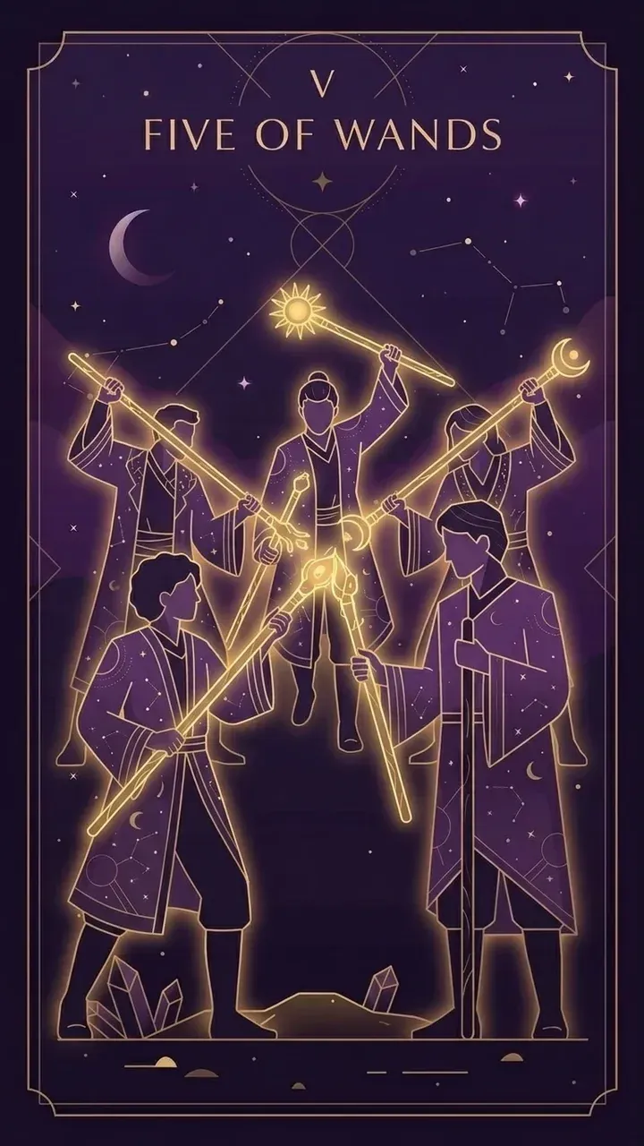 Five of Wands