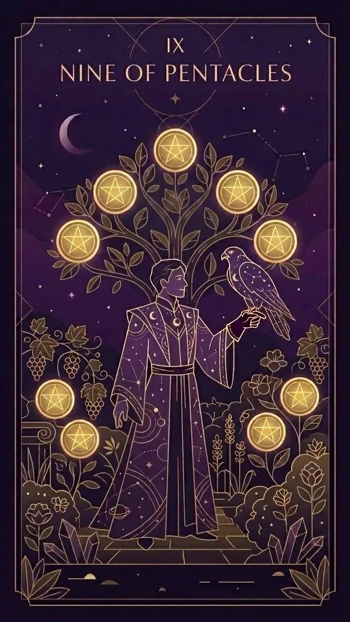 Nine of Pentacles