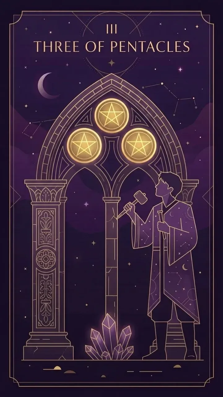 Three of Pentacles